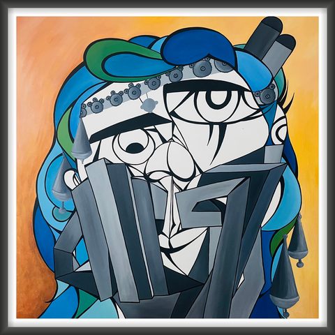A painting by Fadwa, 2024