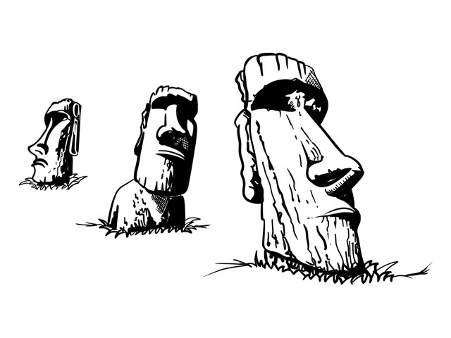 Easter Island Moais